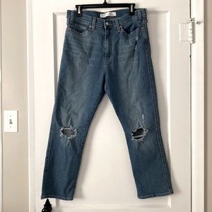 Levi’s High Rise Straight denim jeans